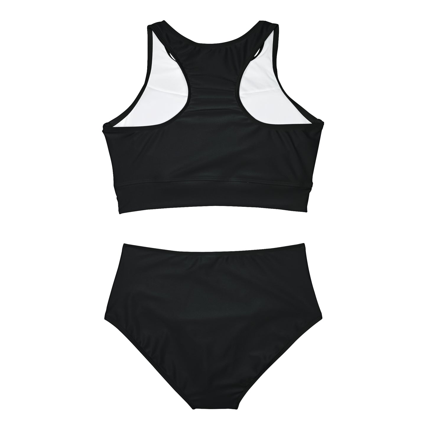 AlphaChic Sporty Bikini Set - Black