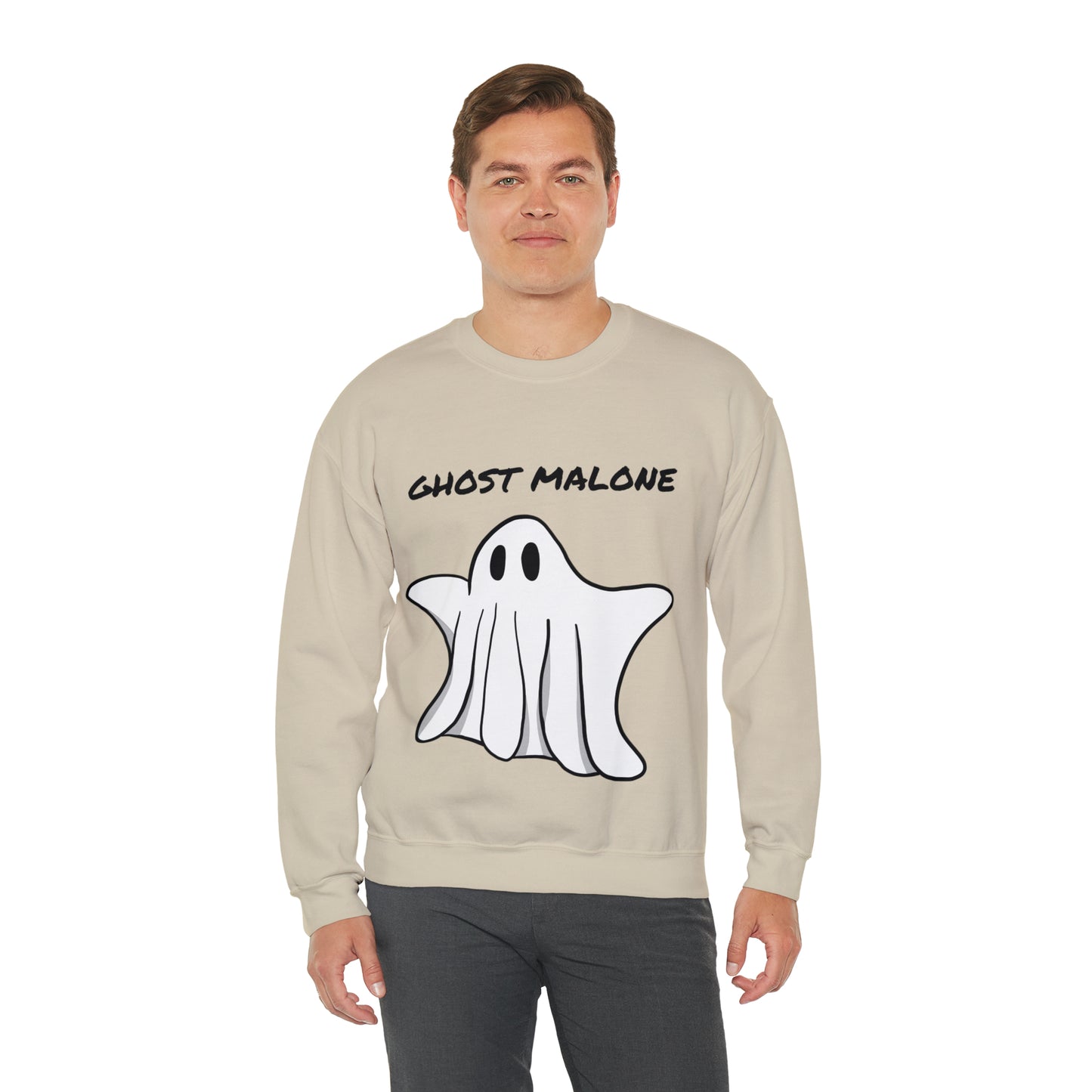 Ghost Malone Spooky Sweatshirt, Womens Ghost Sweatshirt, Spooky Season, Fall Coffee Lover Shirt, Halloween Party Shirt, Fall Graphic Shirt