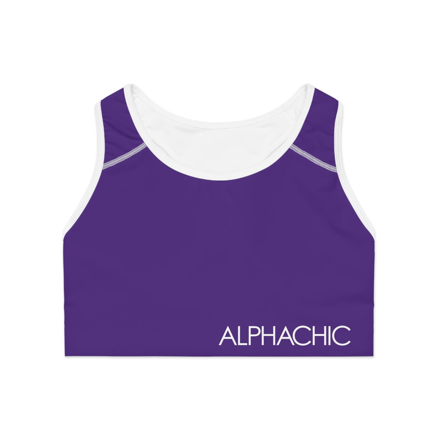 AlphaChic Sports Bra - Purple