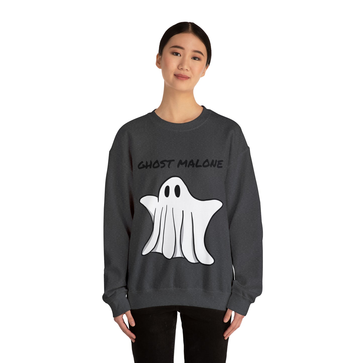 Ghost Malone Spooky Sweatshirt, Womens Ghost Sweatshirt, Spooky Season, Fall Coffee Lover Shirt, Halloween Party Shirt, Fall Graphic Shirt