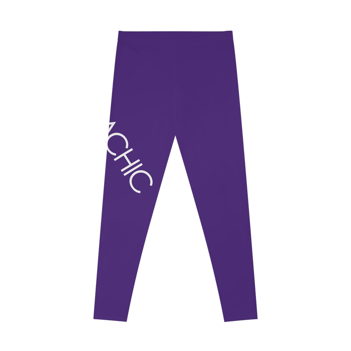 AlphaChic Leggings - Purple (Leg Logo)