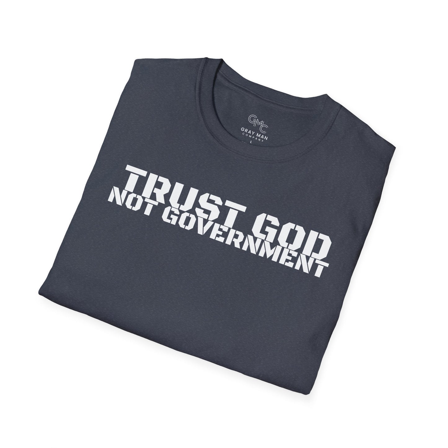EDC Logo T-Shirt - TRUST GOD NOT GOVERNMENT