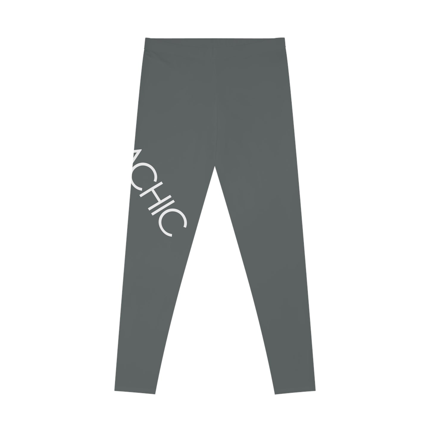 AlphaChic Leggings - Dark Gray (Leg Logo)