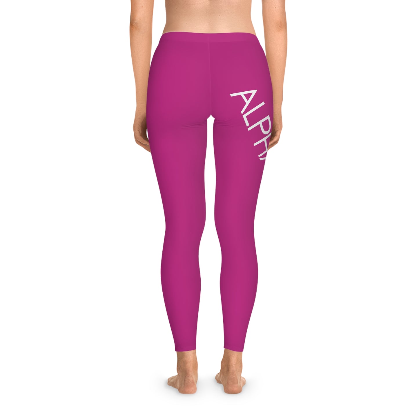 AlphaChic Leggings - Pink (Leg Logo)