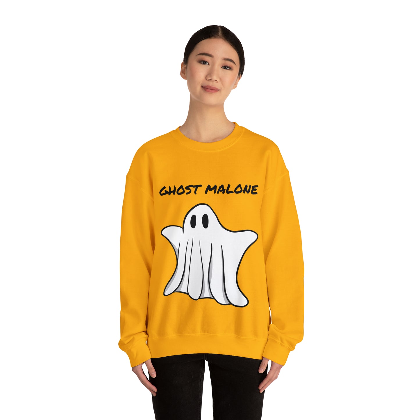 Ghost Malone Spooky Sweatshirt, Womens Ghost Sweatshirt, Spooky Season, Fall Coffee Lover Shirt, Halloween Party Shirt, Fall Graphic Shirt