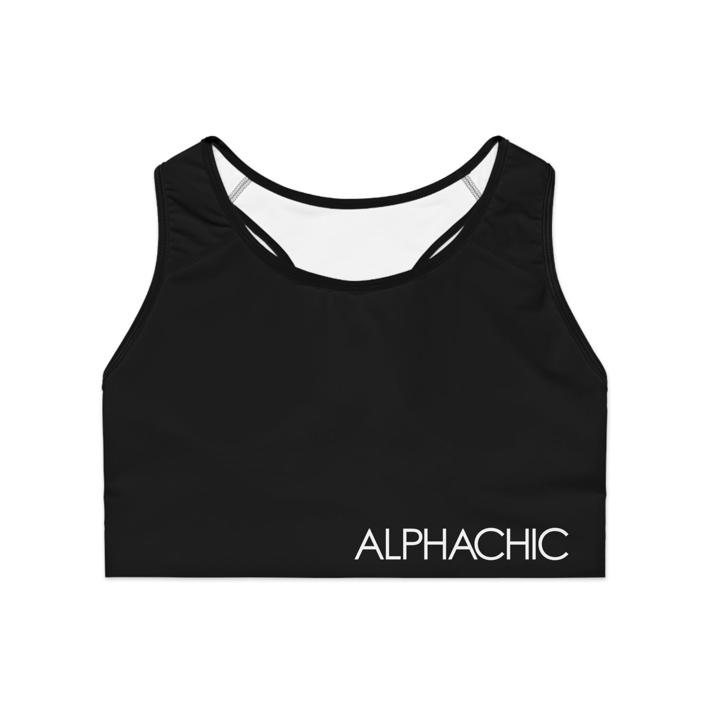 AlphaChic Sports Bra - Black