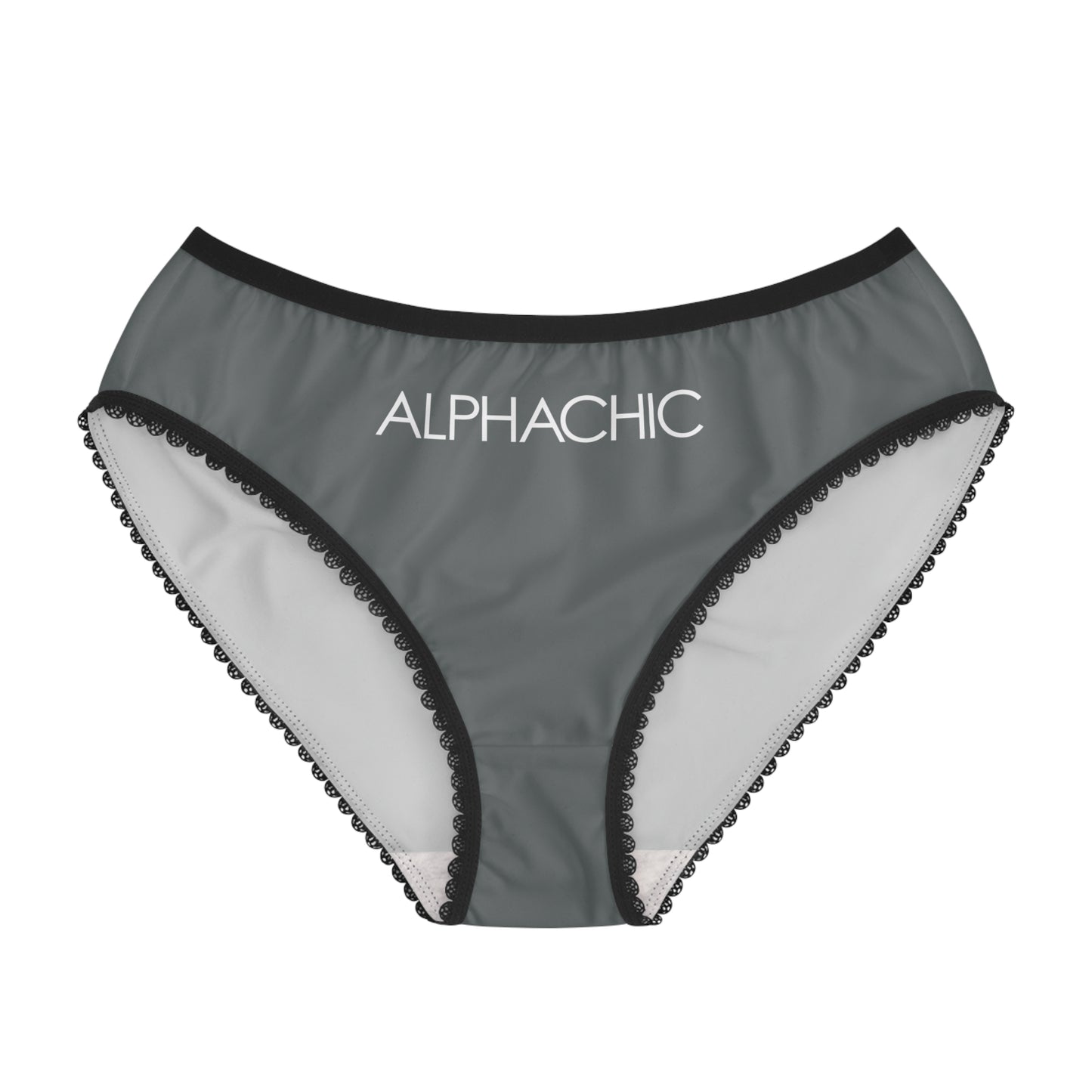 AlphaChic Briefs - Dark Gray