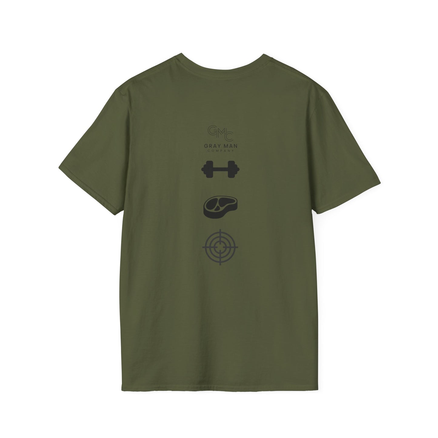 EDC Graphic T-Shirt - LIFT WEIGHTS, EAT STEAKS, SHOOT PLATES