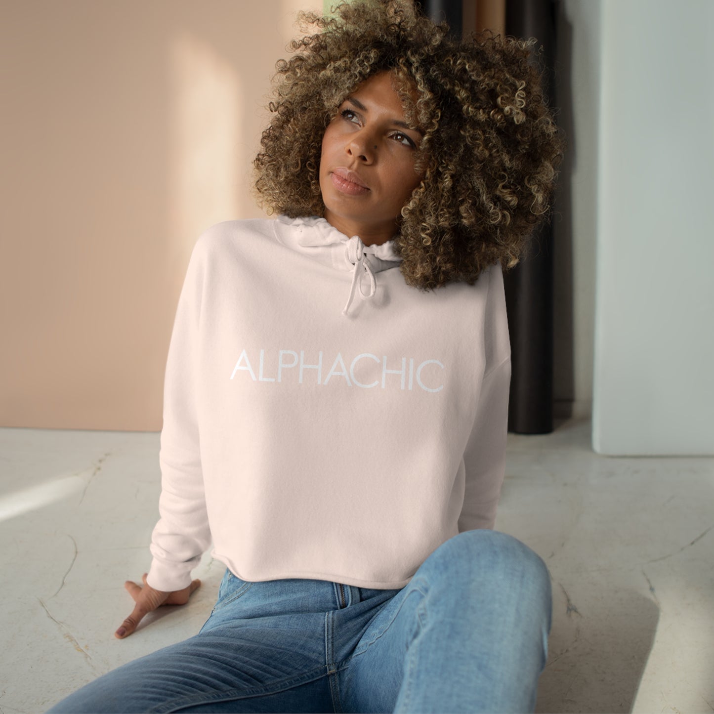 AlphaChic Cropped Hoodie