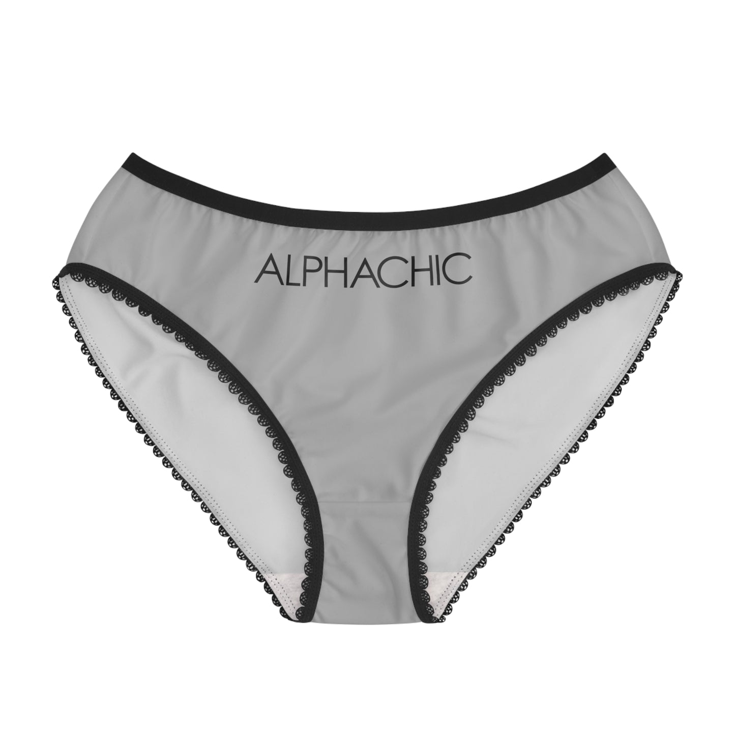 AlphaChic Briefs - Light Gray