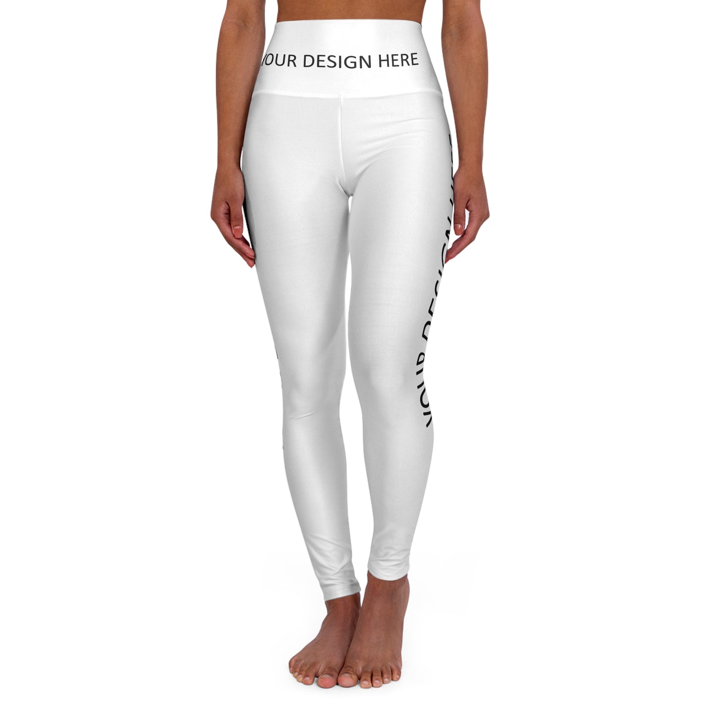 SAMPLE High Waisted Yoga Leggings (AOP)