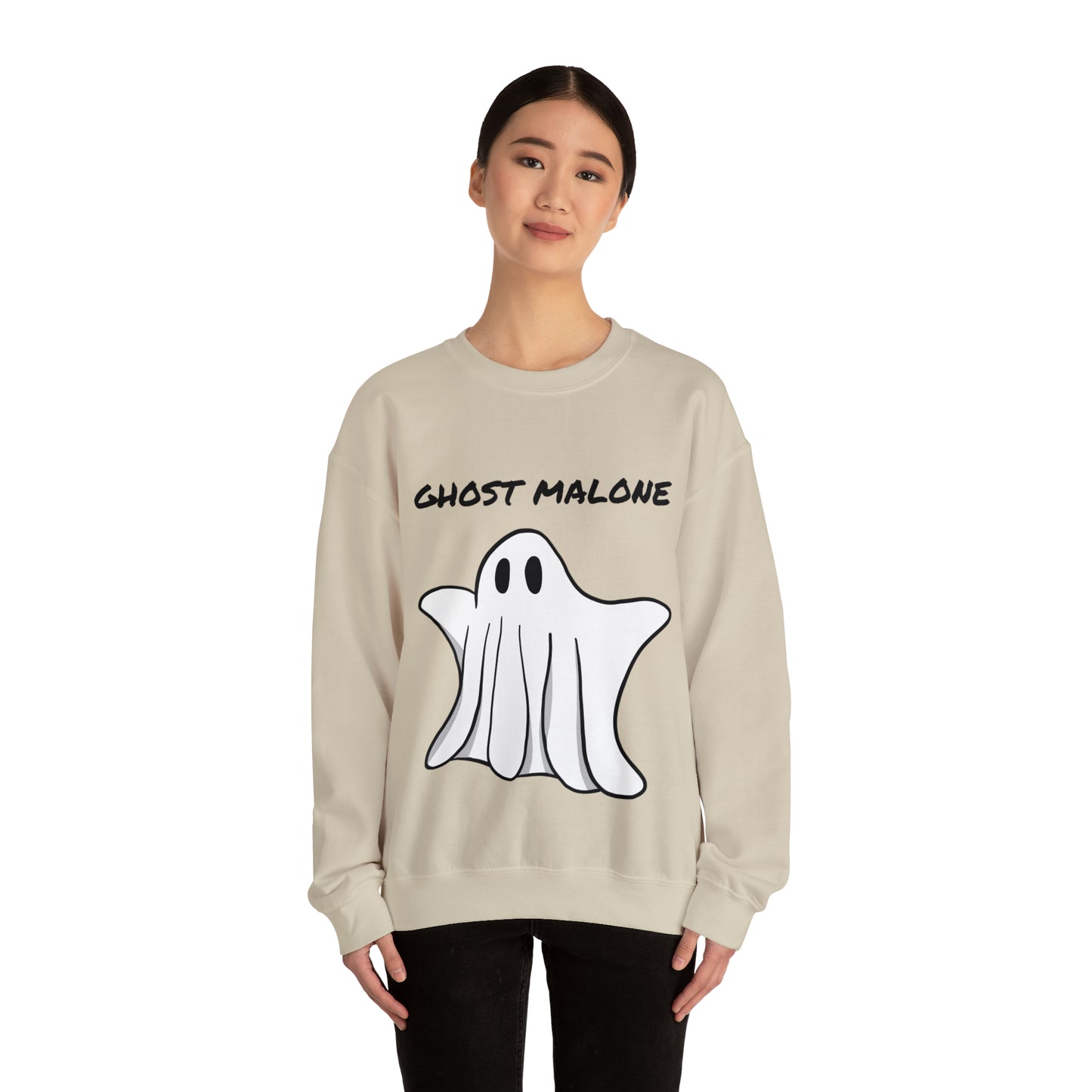 Ghost Malone Spooky Sweatshirt, Womens Ghost Sweatshirt, Spooky Season, Fall Coffee Lover Shirt, Halloween Party Shirt, Fall Graphic Shirt