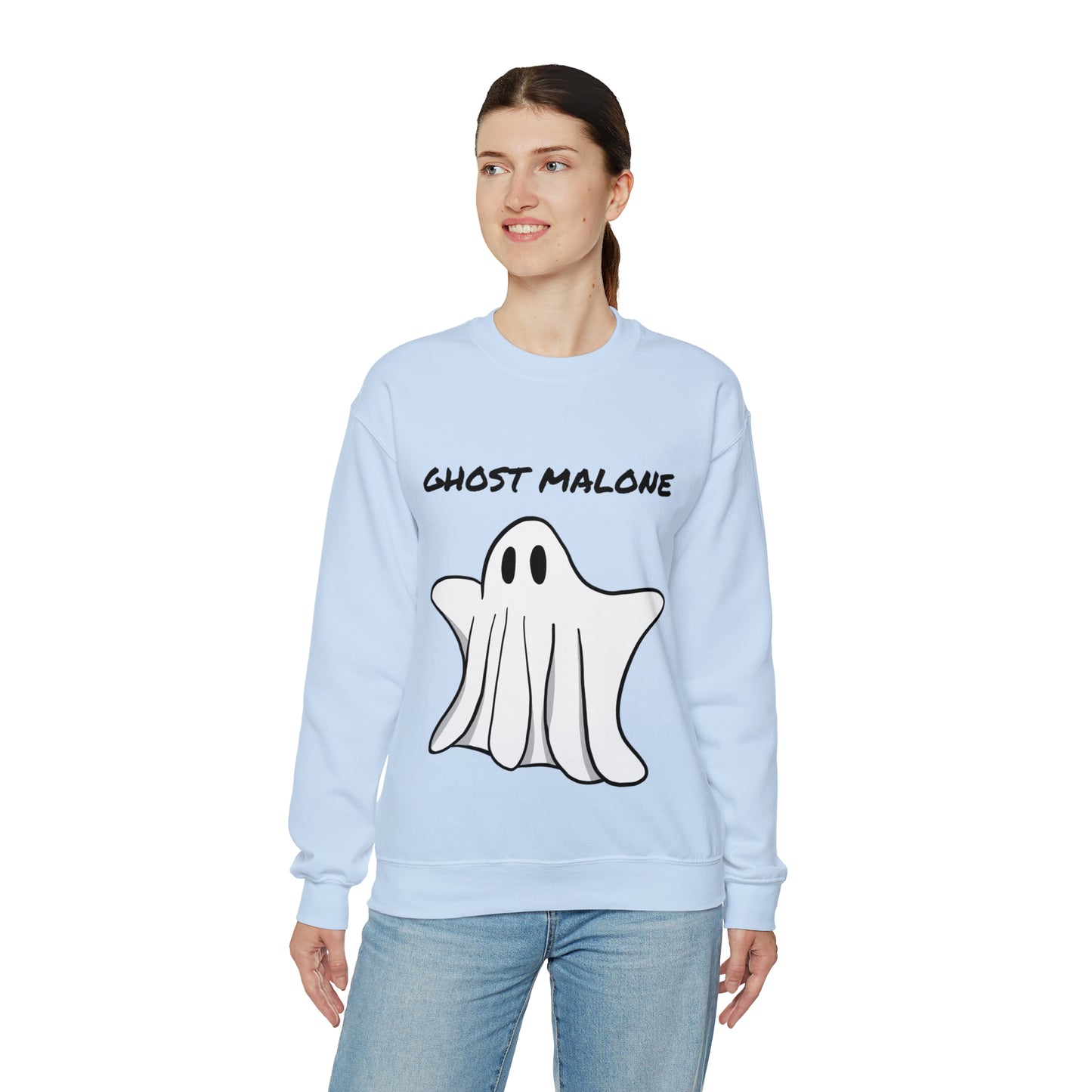 Ghost Malone Spooky Sweatshirt, Womens Ghost Sweatshirt, Spooky Season, Fall Coffee Lover Shirt, Halloween Party Shirt, Fall Graphic Shirt