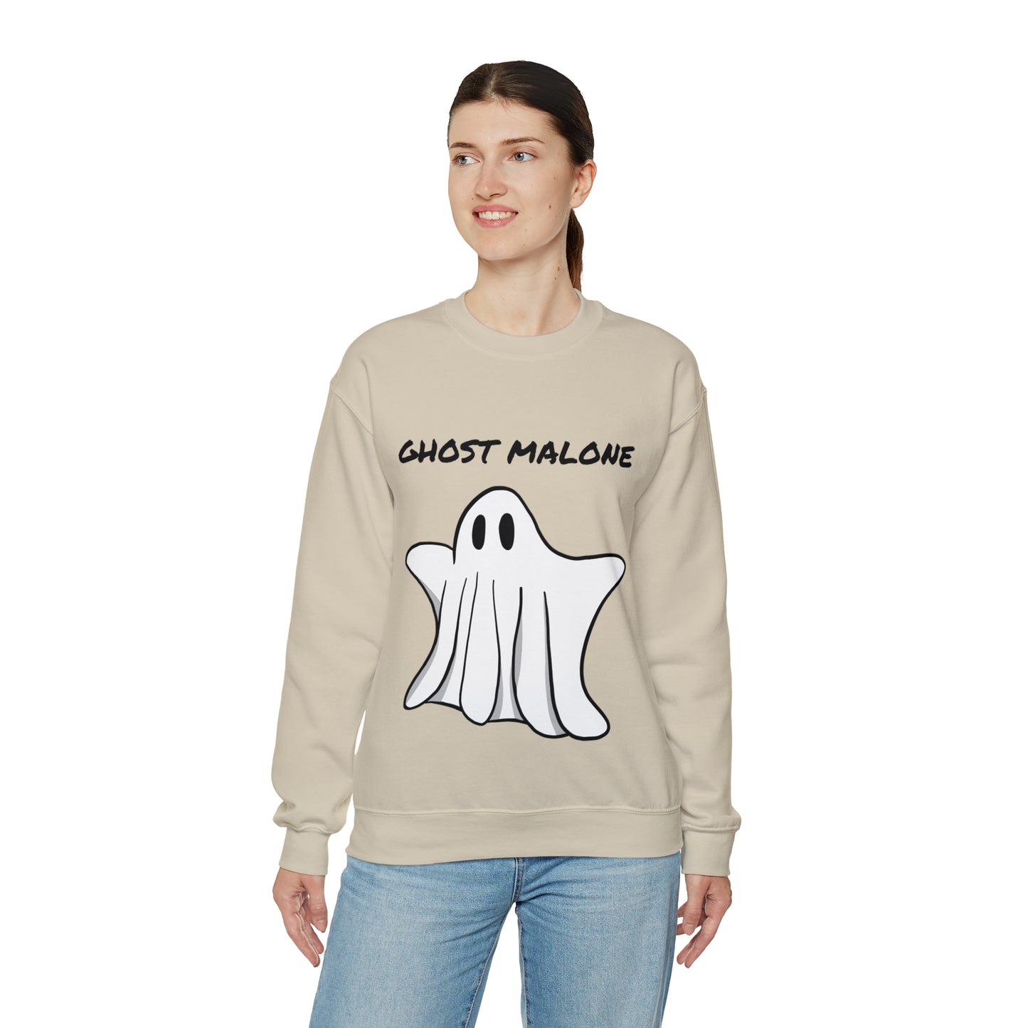 Ghost Malone Spooky Sweatshirt, Womens Ghost Sweatshirt, Spooky Season, Fall Coffee Lover Shirt, Halloween Party Shirt, Fall Graphic Shirt