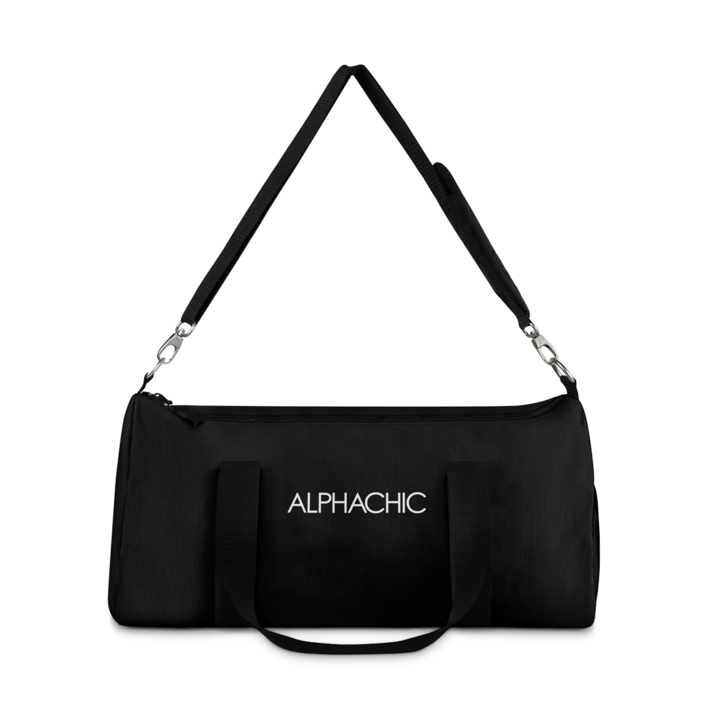 AlphaChic Gym Duffel Bag - Black