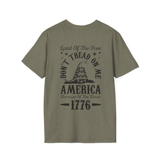 EDC Logo T-Shirt - DON’T TREAD ON ME, HOME OF THE FREE