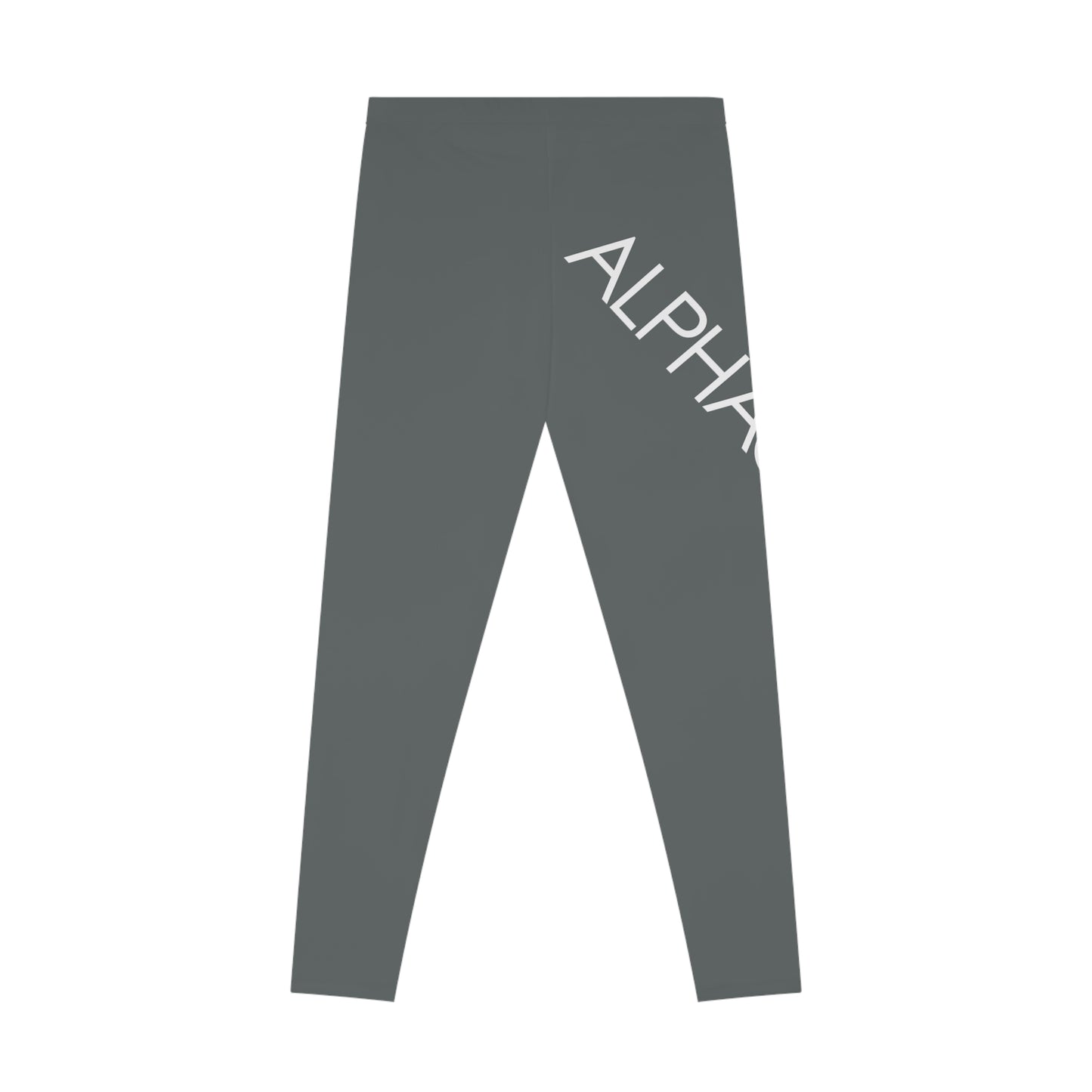 AlphaChic Leggings - Dark Gray (Leg Logo)