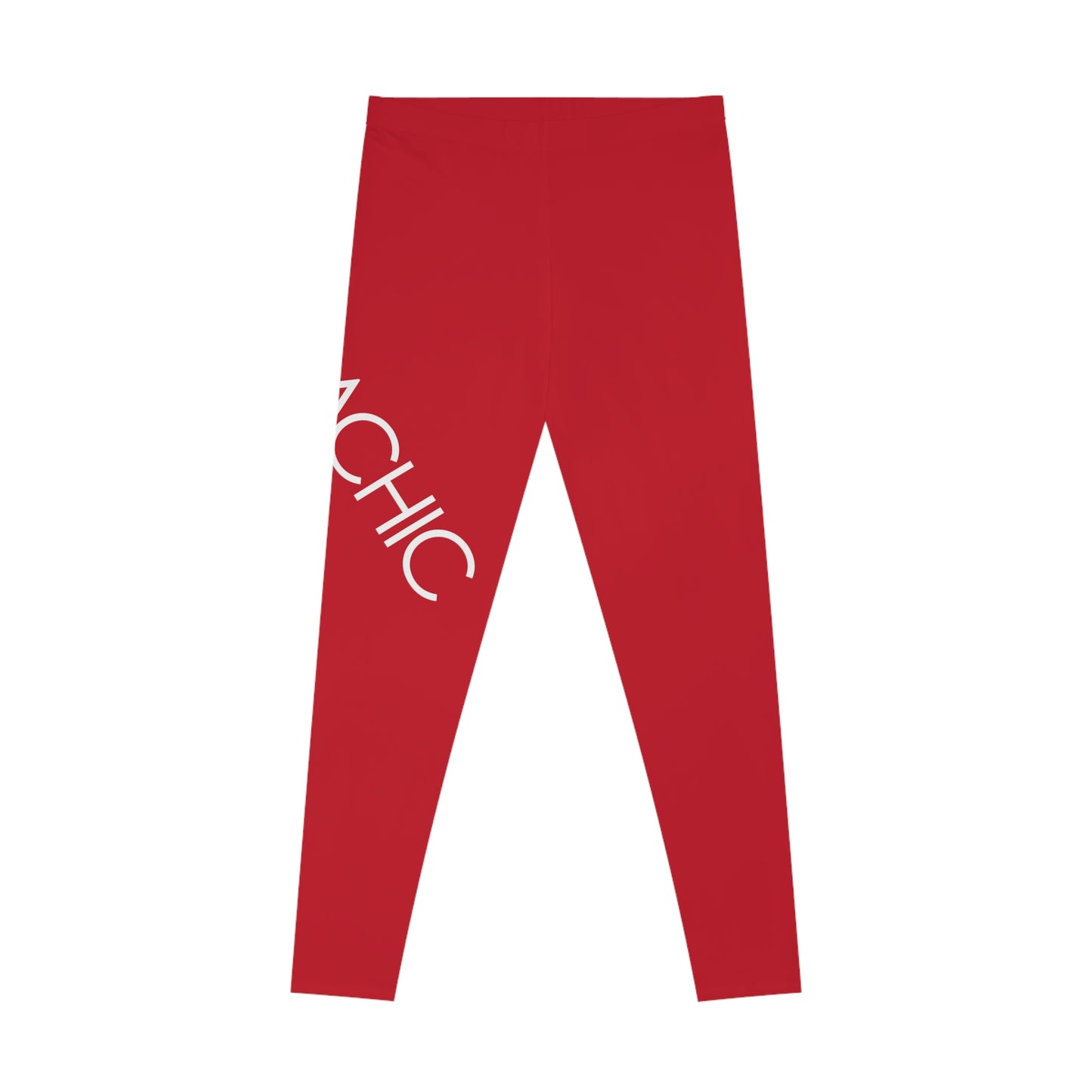 AlphaChic Leggings - Red (Leg Logo)