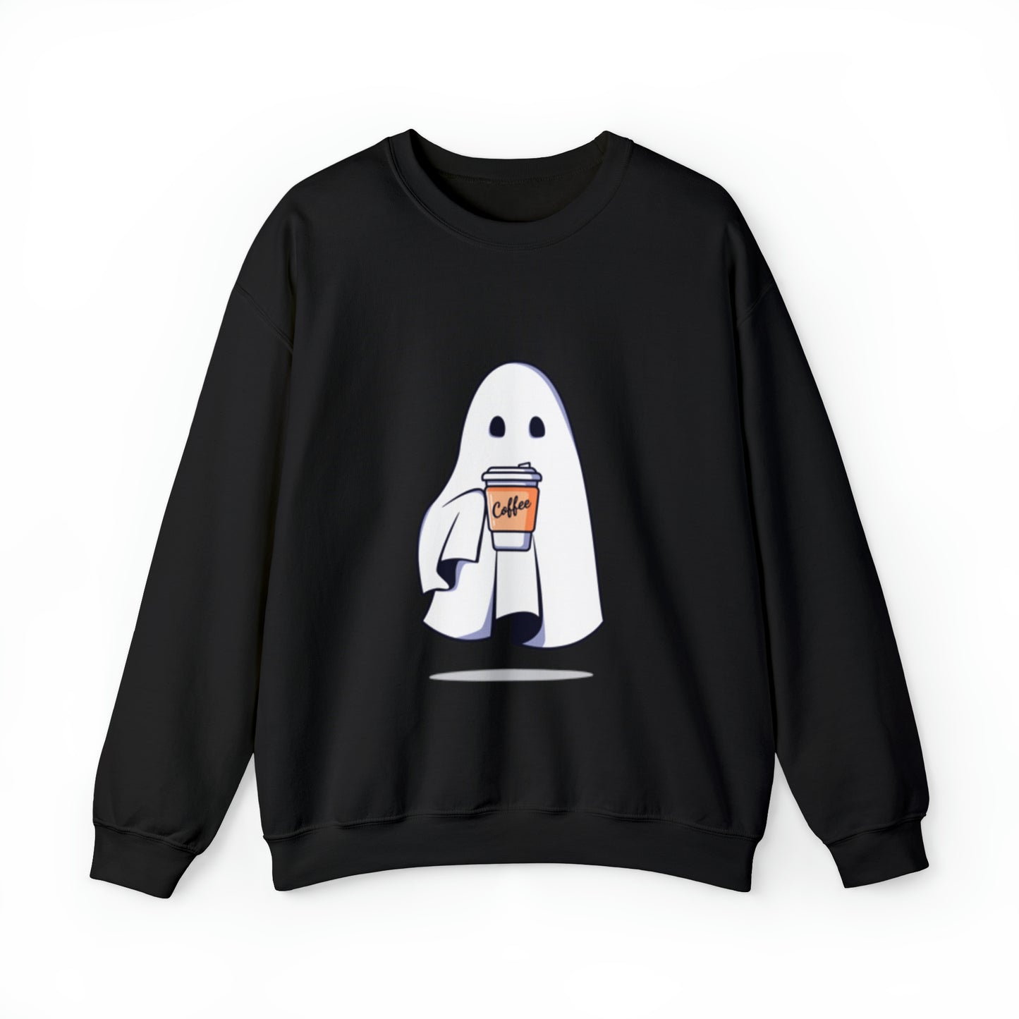 Boorista Spooky Coffee Sweatshirt,  Womens Ghost Sweatshirt, Spooky Season, Fall Coffee Lover Shirt, Halloween Party Shirt, Fall Graphic