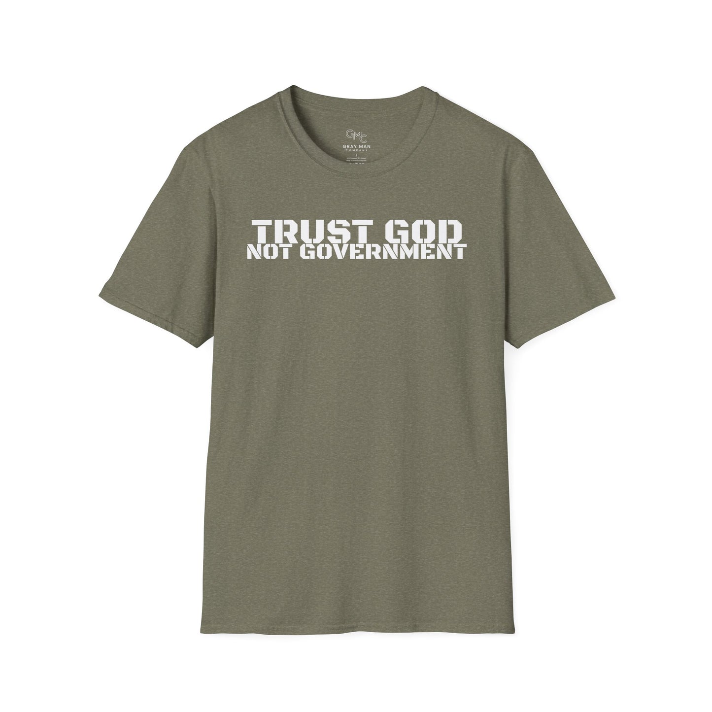 EDC Logo T-Shirt - TRUST GOD NOT GOVERNMENT