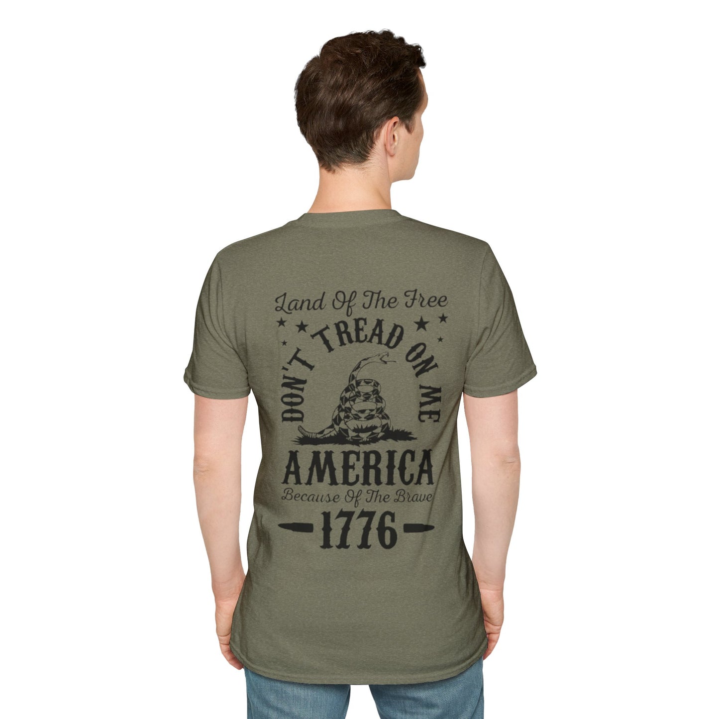 EDC Logo T-Shirt - DON’T TREAD ON ME, HOME OF THE FREE