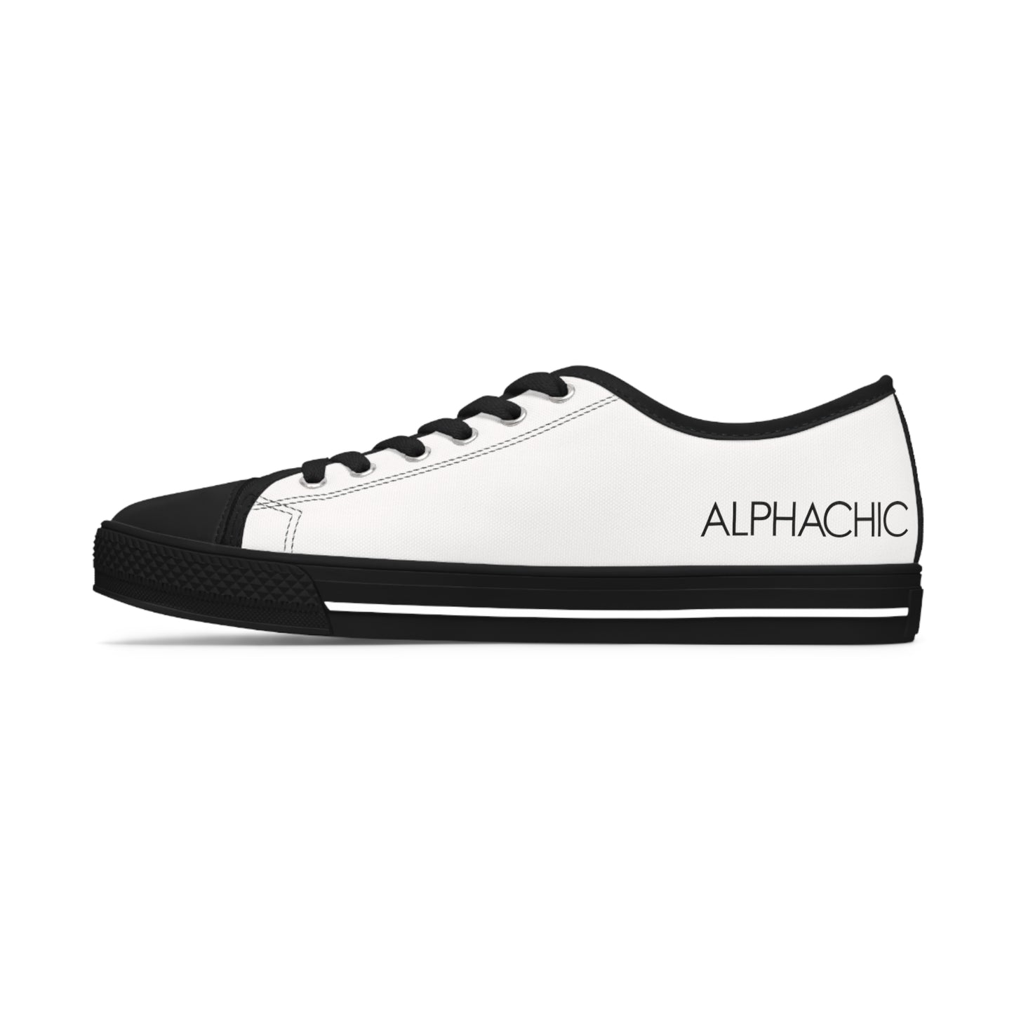 AlphaChic Flat Bottom Sneakers (Low Top)