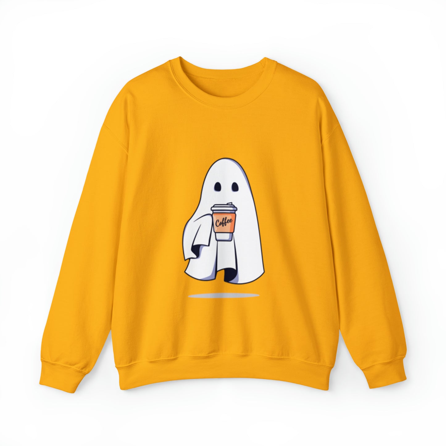 Boorista Spooky Coffee Sweatshirt,  Womens Ghost Sweatshirt, Spooky Season, Fall Coffee Lover Shirt, Halloween Party Shirt, Fall Graphic