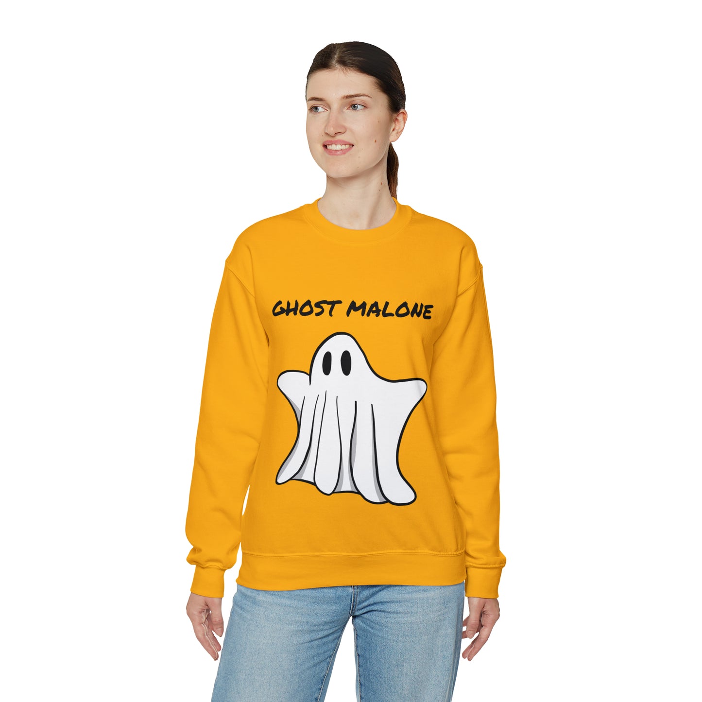 Ghost Malone Spooky Sweatshirt, Womens Ghost Sweatshirt, Spooky Season, Fall Coffee Lover Shirt, Halloween Party Shirt, Fall Graphic Shirt