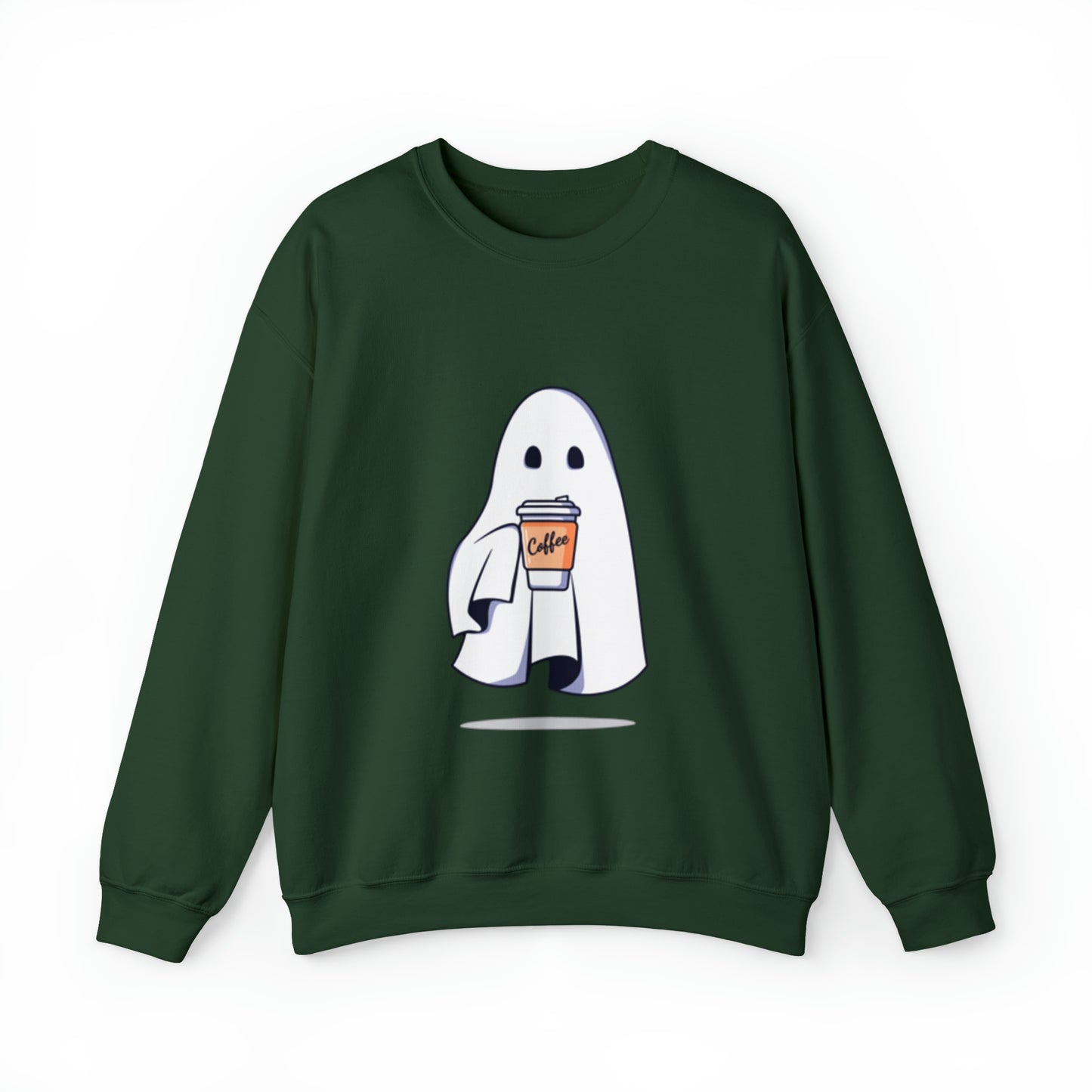 Boorista Spooky Coffee Sweatshirt,  Womens Ghost Sweatshirt, Spooky Season, Fall Coffee Lover Shirt, Halloween Party Shirt, Fall Graphic